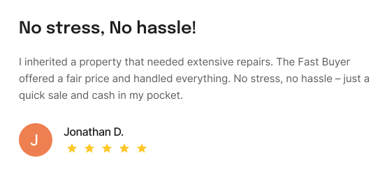 Customer review of The Fast Buyer